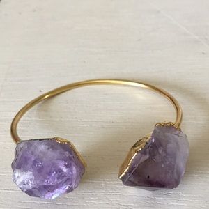 Purple stones cuff originally from Anthropologie!